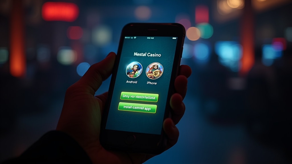 Smartphone mit Android- und iPhone-Setup für die Winbeatz App