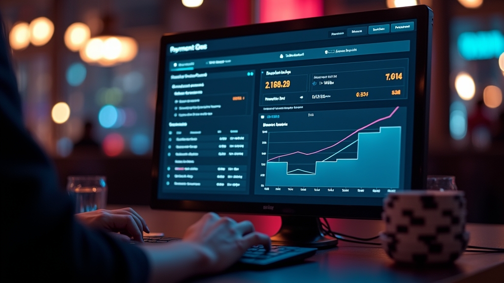 Spieler prüft den Payment-Bereich für die Auszahlung im Casino-Interface